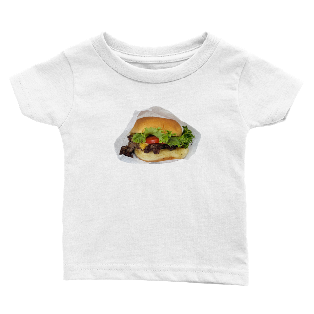 The Hamburger and Cheese Sandwich T-Shirt For Babies